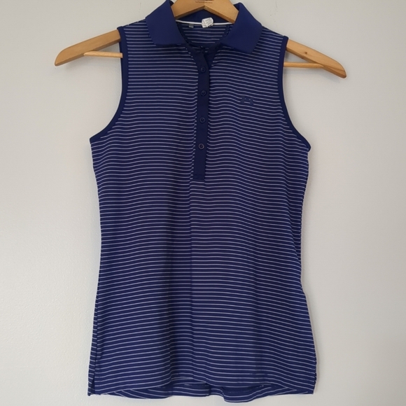 Under Armour Tank Womens Size Mediun Golf Preppy Summer Casualc Tennis - Picture 1 of 7